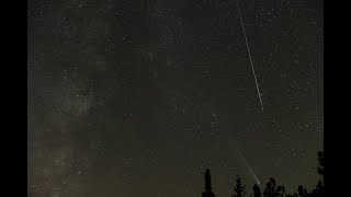Comet C/2023 A3 (Tsuchinshan–ATLAS) with Fireball and ion trail
