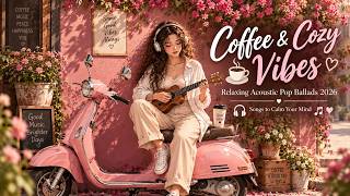 Coffee & Cozy Vibes ☕️ Relaxing Acoustic Pop Ballads 2026 💞 Songs to Calm Your Mind