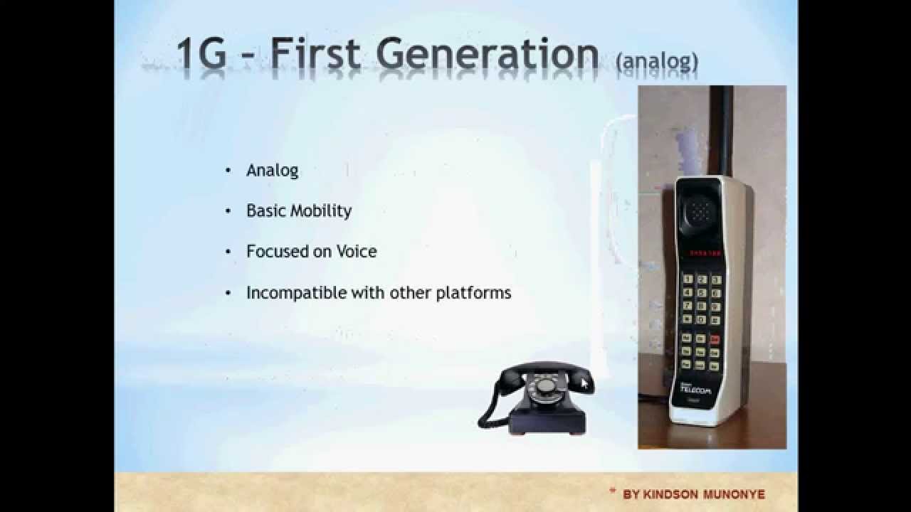Generations of Mobile Networks YouTube