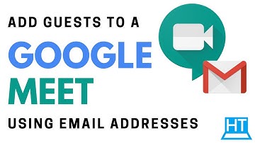 Add guests to a Google Meet using email addresses