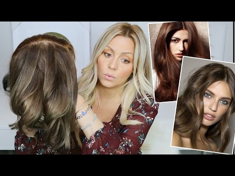 How To Tone Brassy Reddish Brown Hair Youtube