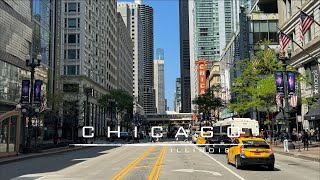 Driving Downtown Chicago, Illinois | 4k City Street View Tour