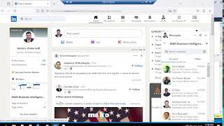 using the sql server database with linkedin to automate linkedin messaging