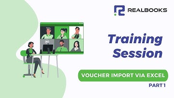 Voucher Import Via Excel | Part 1 - RealBooks | Online Accounting Software