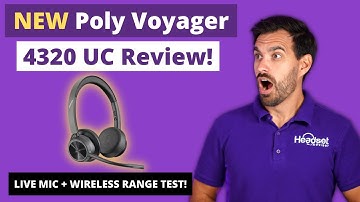 Poly Voyager 4320 UC In Depth Review + Mic and Wireless Range Test