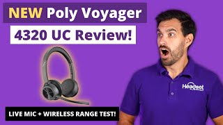 Poly Voyager 4320 UC In Depth Review + Mic and Wireless Range Test screenshot 4