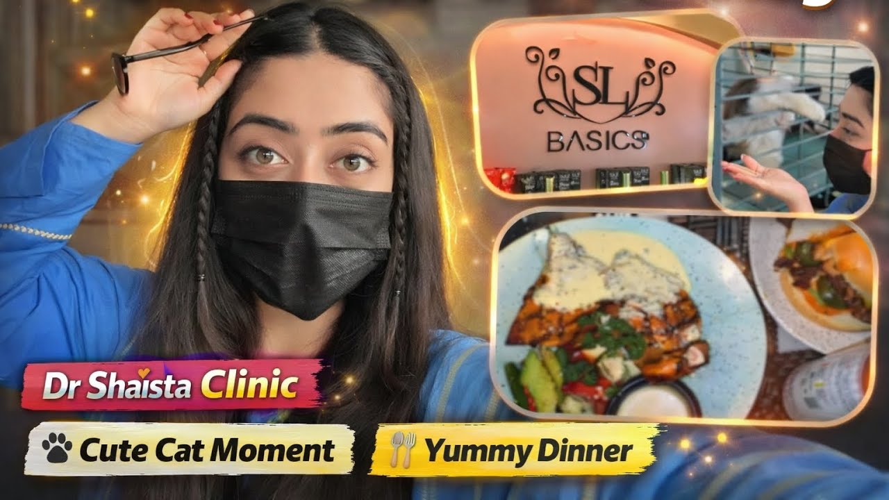 Dr shaista clinic visit|Dinner|Daily vlog