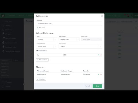 How to create an automatic process / workflow (multiple conditions)