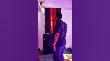 Ethiopian clients visits T.I to test the Pro2123 line array system —are very satisfied.