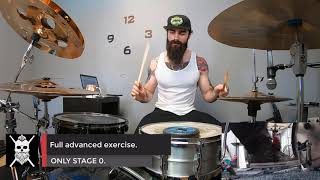 MY DOUBLE STROKE BASSDRUM ROUTINE - SET YOUR PEDAL ON FIRE WITH THIS DRUM LESSON!