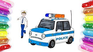 Perfect Duo Pat & Rookie Coloring & Drawing | Tayo the little Bus Coloring Pages