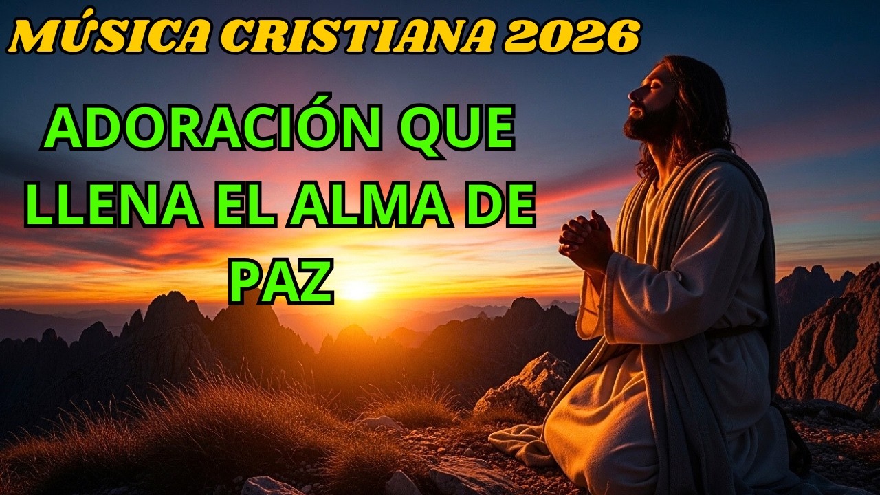 ADORACIÓN CRISTIANA 2026 | ADORACIÓN QUE LLENA EL ALMA DE PAZ
