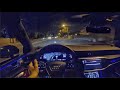 2020 Audi S7 Prestige S Sport POV Night Drive (3D Audio)(ASMR)