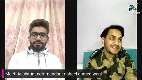 ASSISTANT COMMANDANT NABEEL AHMED WANI WITH SR KI ADALAT