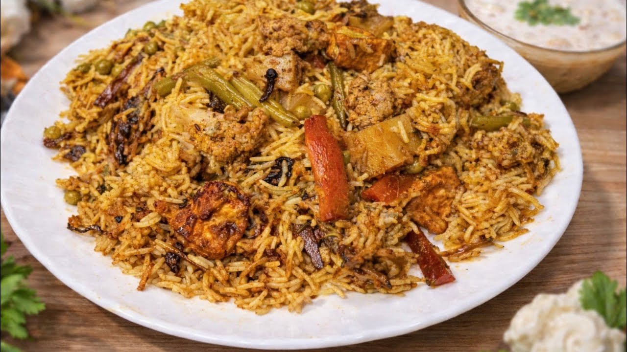 अब बिरयानी बनाना हुआ आसान जब प्रेसर कुकर में डालेंगे एक साथ सारा सामान ! Instant biryani recipe 😋 