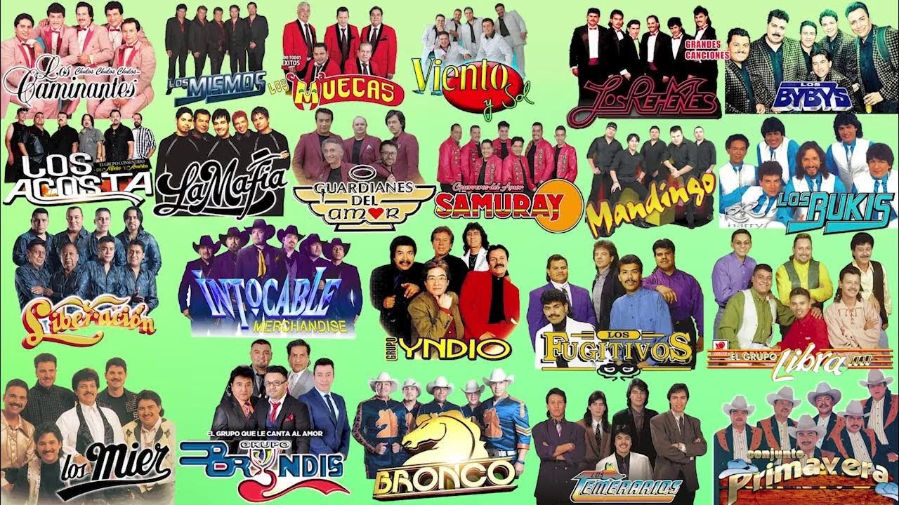 GRUPERAS 90S DEL RECUERDO - LOS ACOSTA, TEMERARIOS, BUKIS, BRONCO, BRYNDIS, YONICS, CAMINANTES Y MAS
