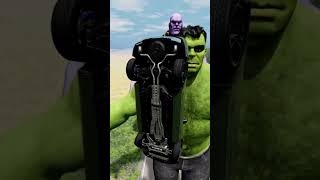 Marvel Heroes vs Mercedes – Ultimate Crash Challenge! 💥 | BeamNG.drive #shorts