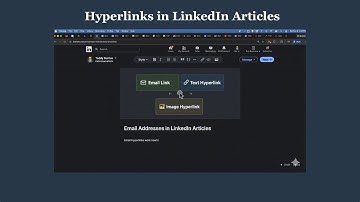 FINALLY! Add Working Email Hyperlinks to Your LinkedIn Articles
