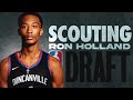 Ron Holland Pre-Season Scouting Report | 2024 NBA Draft