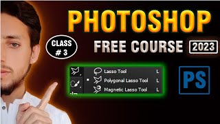 Photoshop Graphic Designing Course Lasso Tools Full Explanation|Photoshop Free Course By GP Design