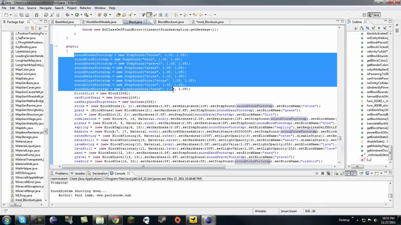 Minecraft Modding Made Easy: Blocks, Ores, and World Generation. (Pt1 ...