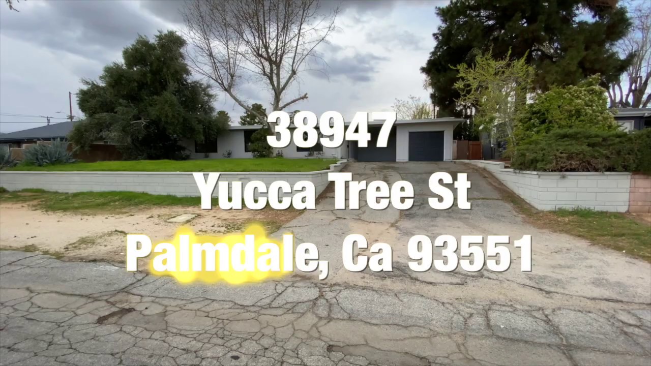 West Palmdale, CA Pool Home 3 bedroom 1 bath YouTube