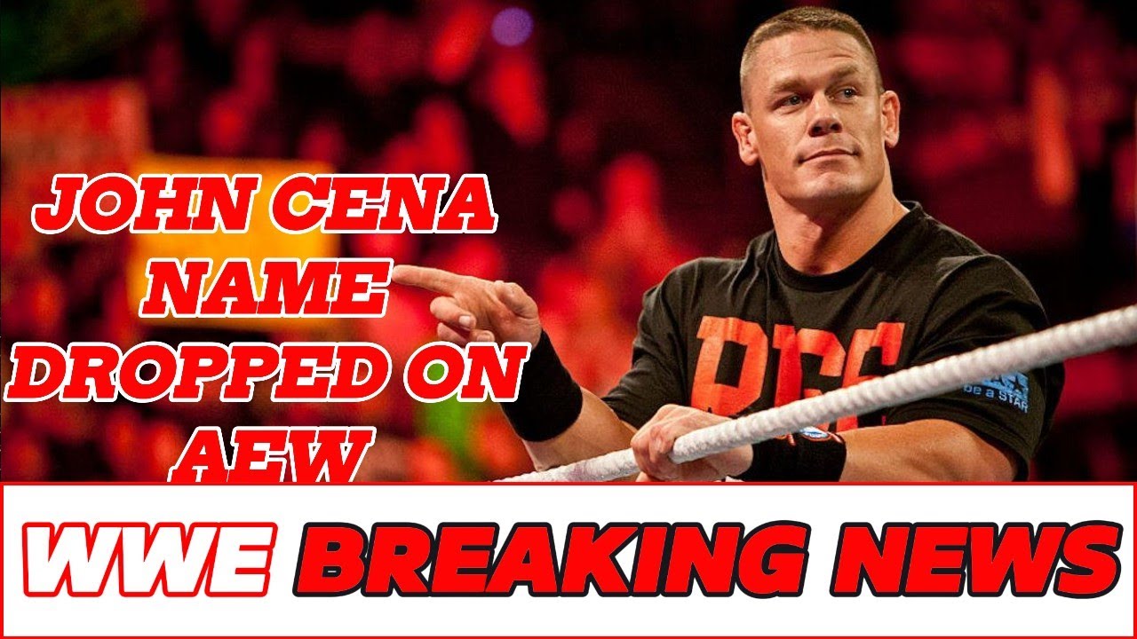 AEW Goes Crazy! John Cena & WWE Legend Name Dropped LIVE on AEW Show – Fans in Total Shock!