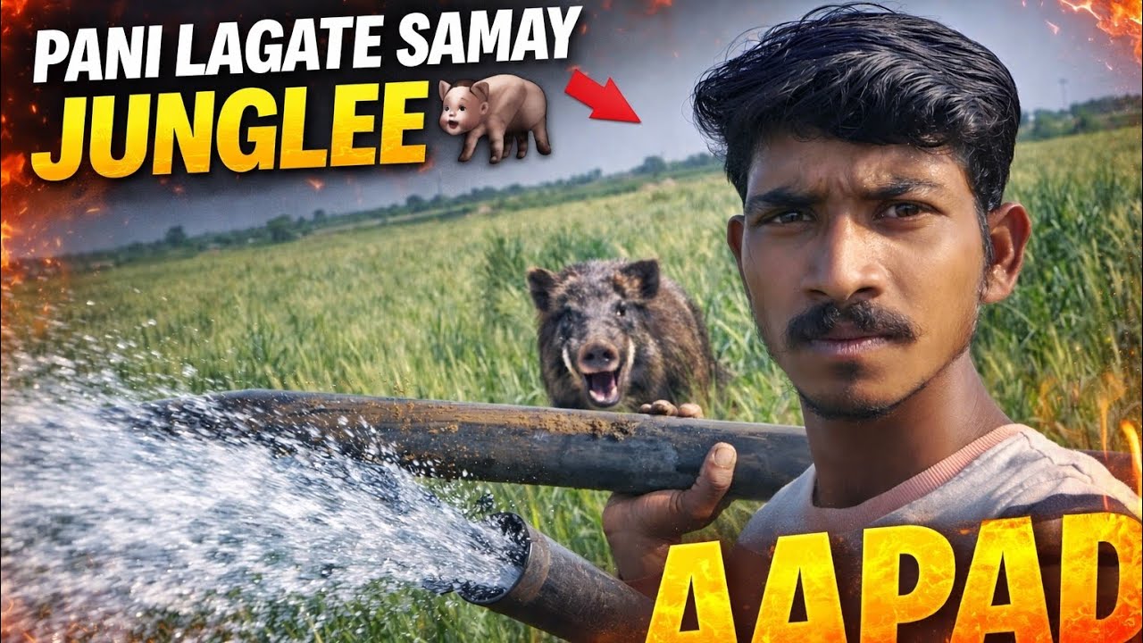 Pani lagate samay dikhe suvar 🤫😱 - YouTube
