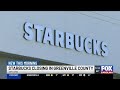 Starbucks in Greenville County announces closure