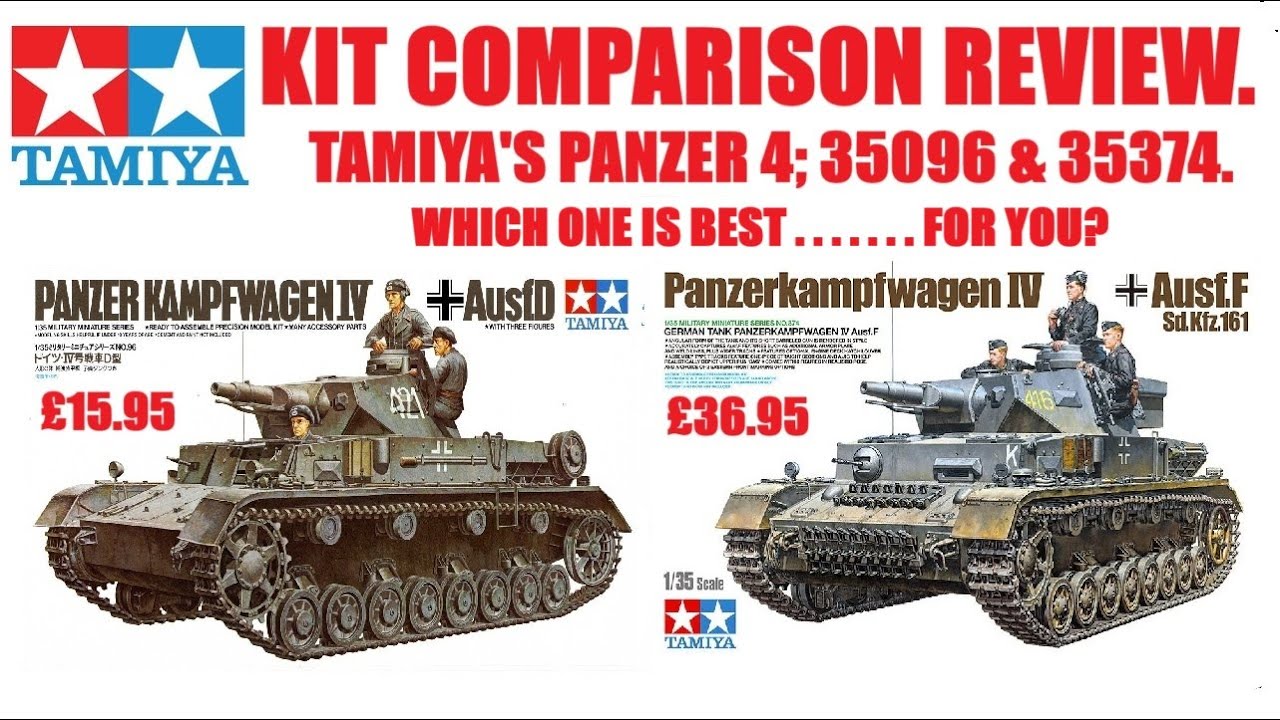 СРАВНИТЕЛЬНЫЙ ОБЗОР НАБОРОВ. 1/35 PANZER 4 от TAMIYA; 35096 и 35374. КАКОЙ ИЗ НИХ ЛУЧШЕ ВАМ?