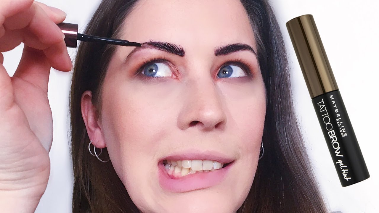 Does It Work Maybelline Tattoo Brow Gel Tint Youtube
