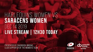 Live Stream | Harlequins Women vs Saracens Women (2019/20 Tyrrells Premier 15s)