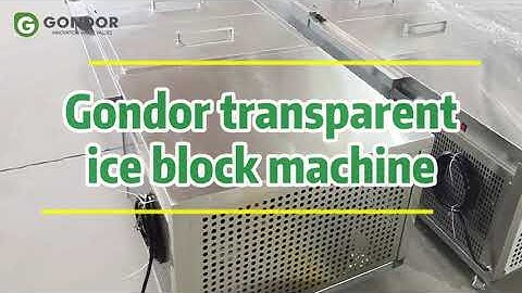 Gondor Clear Ice Block Maker – Premium Transparent Ice for Bars, Hotels & Events