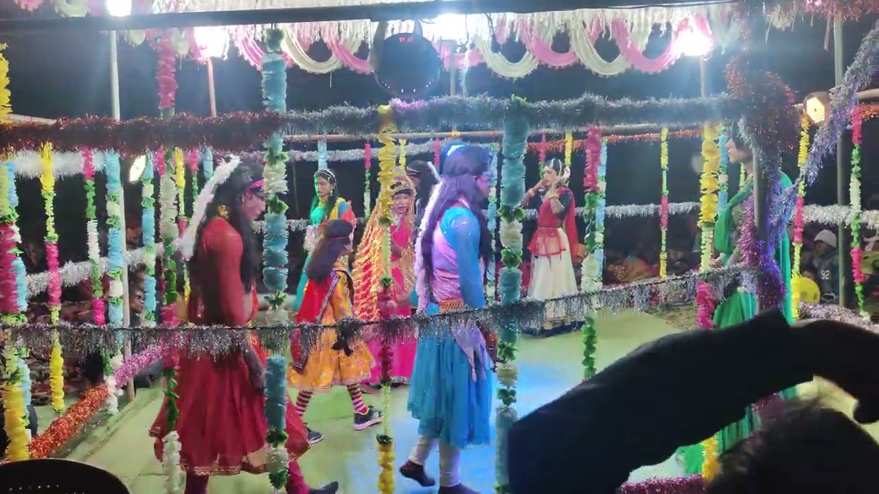 कुडूकेला बागपिया धाम रात्रि मेला में नाटक लैलूंगा खेड़ाअम्बा निर्देशक बृजमोहन दिवान 