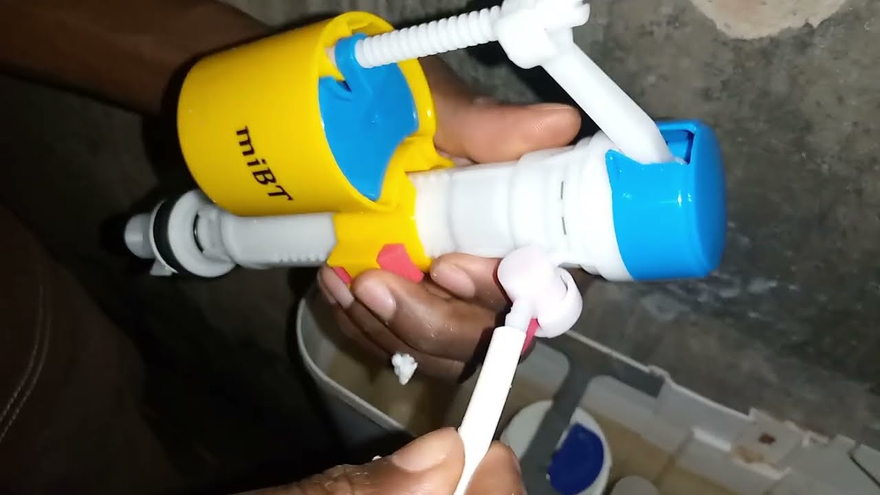 Bottom Inlet Float Valve Plastic shank  Toilet height adjustable DIY