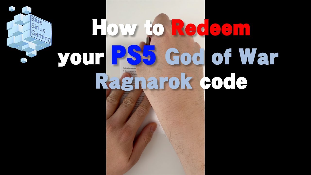 How to Redeem your PS5 GoW Ragnarok code - YouTube