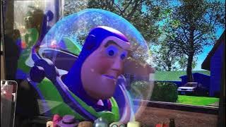 Toy Story (1995) - Woody & Buzz Use SIDS Rocket To Fly