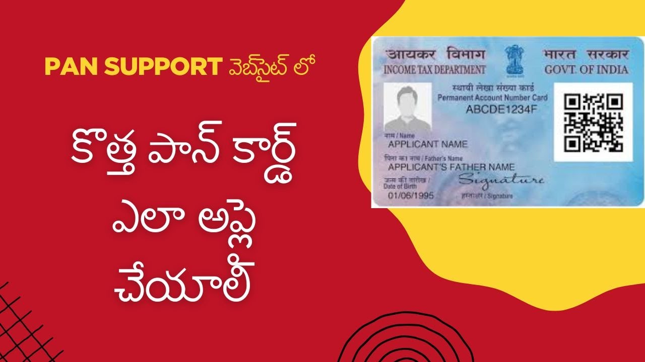 NEW PAN APPLICATION PROCESS IN PANSUPPORT WEBSITE