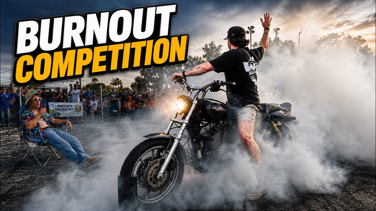The WILDEST Burnout Competition I’ve Ever Been To