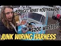 Fail cheapest wiring harness on amazon  dont buy this junk