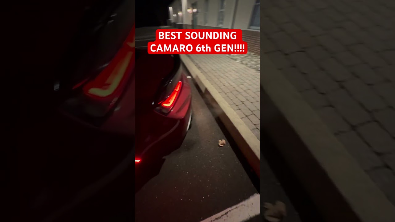 HARD CHOPPING SUPERCHARGED CAMARO 