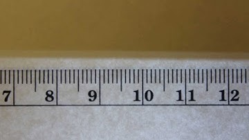 Calibration ruler under experimental setup.