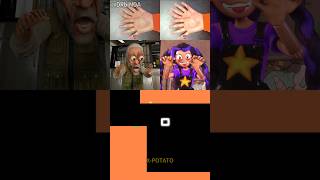 Poppy playtime Lily vs Gnome Hand Optical Illusion | Xpotato Bouncing Square