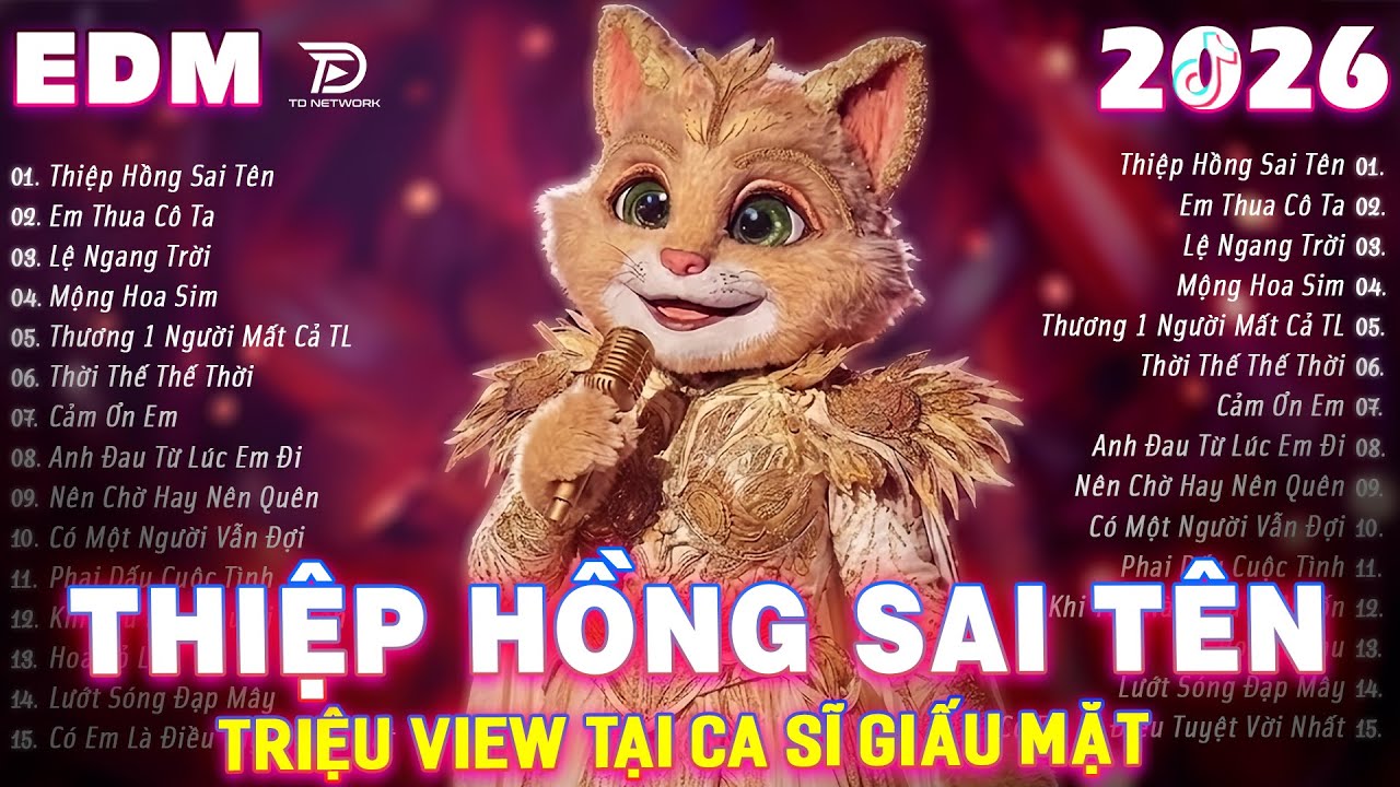 THIỆP HỒNG SAI TÊN Remix ♫ BXH Nhạc Trẻ EDM Triệu View Gây Bão MXH ♫ Top 15 Bản EDM Hot TikTok 2026
