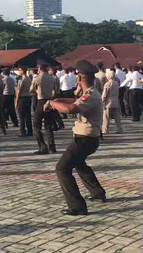 A Dancing cop is very funny