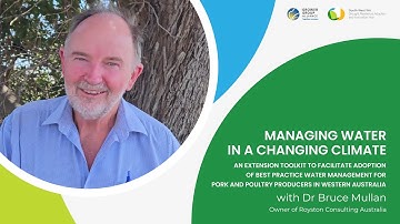 Managing water in a changing climate