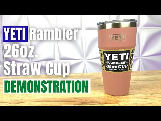 Review: Yeti Rambler 26oz Stackable Cup with Straw Lid! 