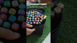 Meesho Finds | 48 Highlight Pens under 250/- #meesho #craft #artsupplies #success