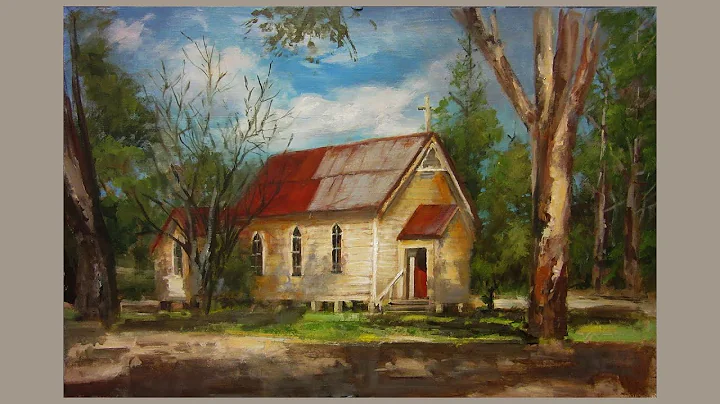 Acrylic Landscape Techniques- The Southern Church