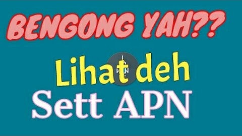 Cara Setting APN Biar gak Bengong di HI [ http injector]